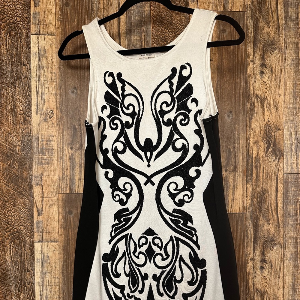 River Island B&W dress
